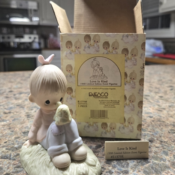 Limited Edition "Love is Kind" Precious Moments Collectible - Picture 3 of 11